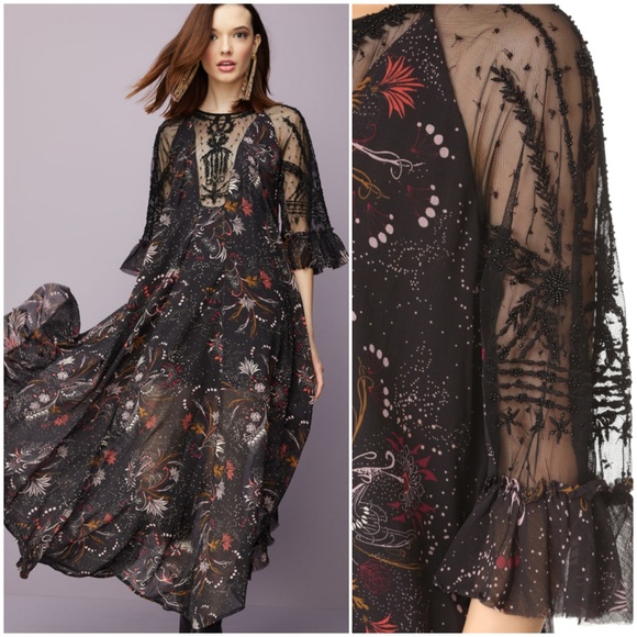 Free People Dresses & Skirts - 🍒NWT🍒 FREE PPL SPIRIT OF THE WILD MAXI DRESS XS